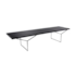 Banco Bertoia 180cm - Cor Preta com Base Cromada