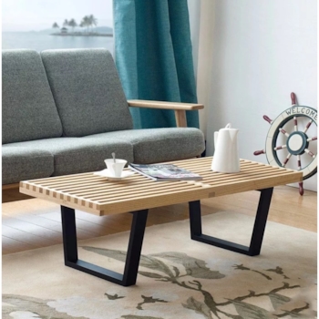 Banco George Nelson - Madeira Natural