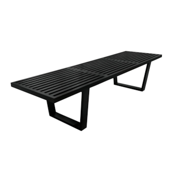 Banco George Nelson - Madeira Preta