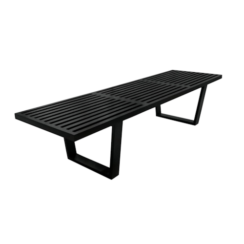 Banco George Nelson - Madeira Preta