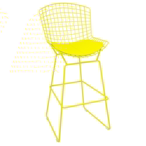 Banqueta Bertoia - Cor Amarela
