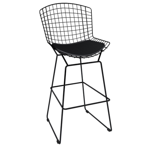 Banqueta Bertoia - Cor Preta