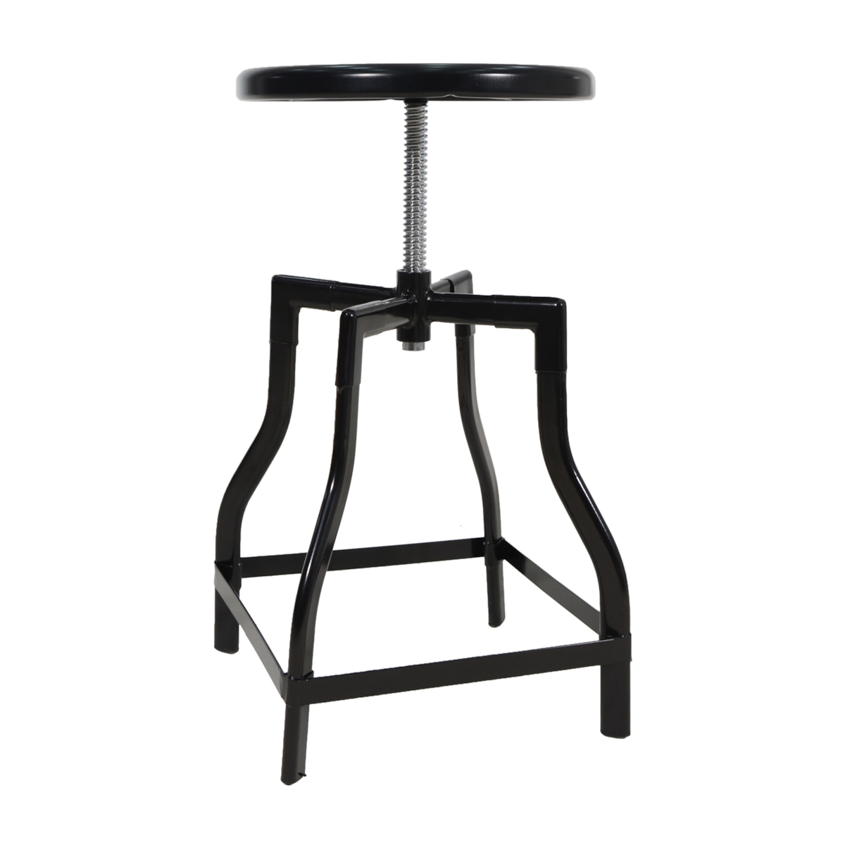 Banqueta Industrial Studio - Preta
