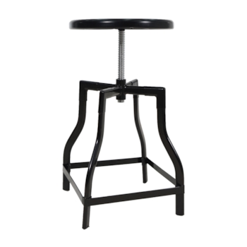Banqueta Industrial Studio - Preta
