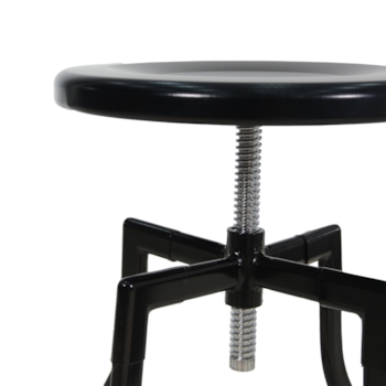Banqueta Industrial Studio - Preta