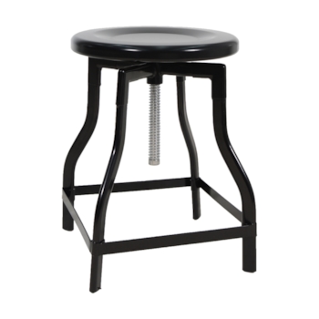 Banqueta Industrial Studio - Preta