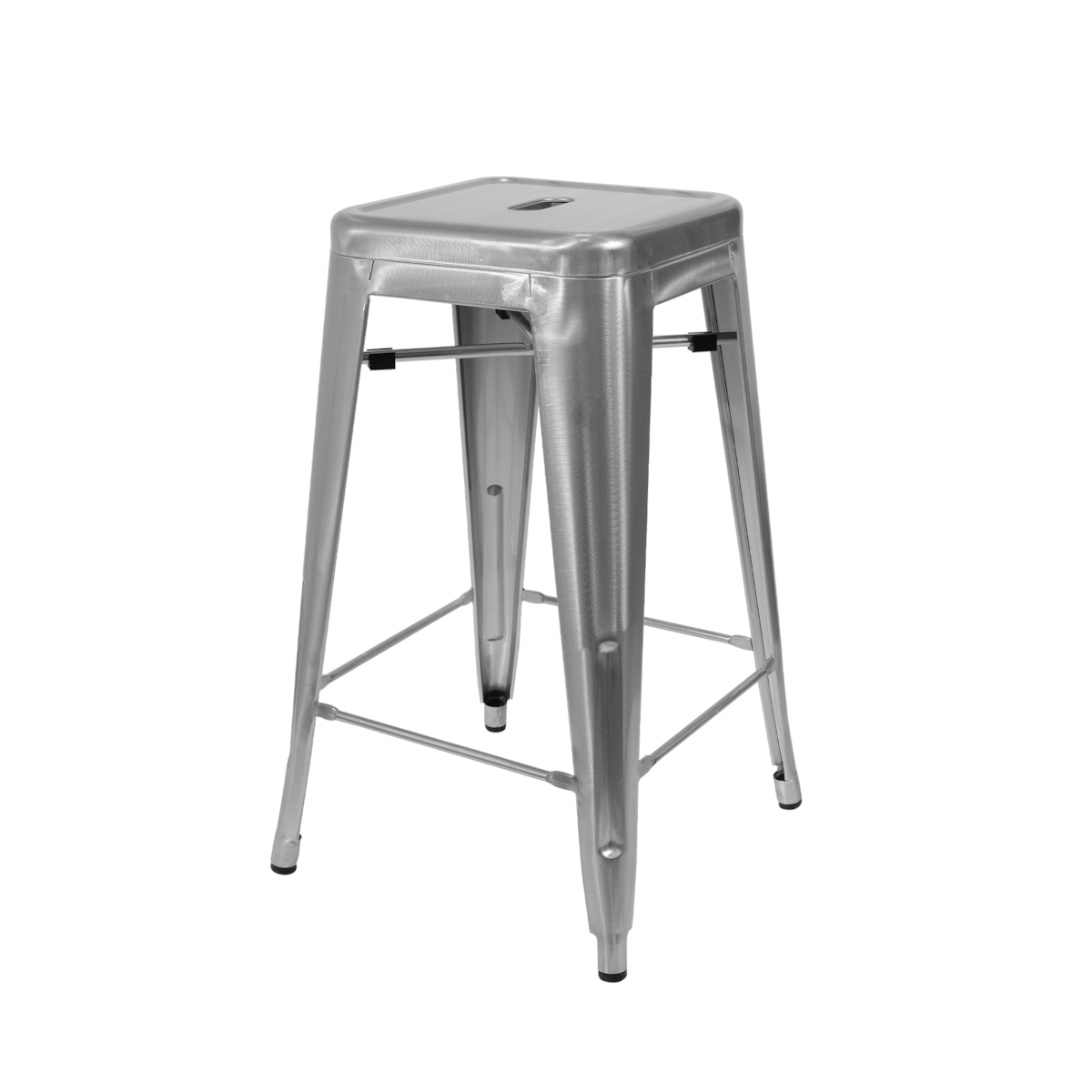 Banqueta Tolix Média - Aço Galvanizado