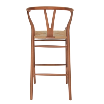 Banqueta Wishbone - Madeira Escurecida