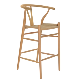 Banqueta Wishbone - Madeira Natural