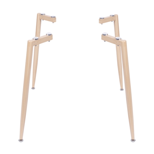 Base para Mesa de Jantar Leg em Aço - Cor Madeira Base para Mesa de Jantar Leg em Aço - Cor Madeira