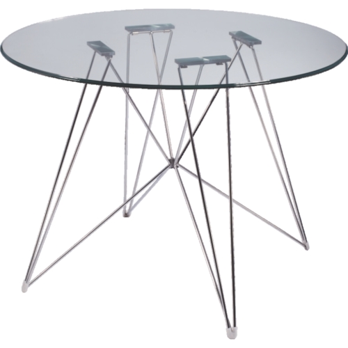 Base para Mesa de Jantar New Eiffel 120cm - Aço Cromado