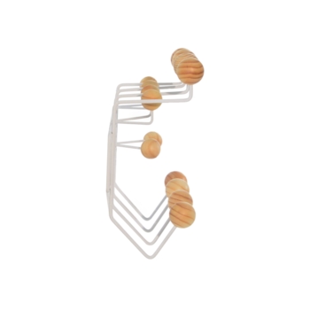 Cabideiro Eames Hang It All - Branco e Natural