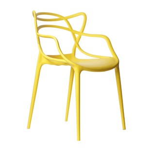 Cadeira Allegra em Polipropileno - Cor Amarela