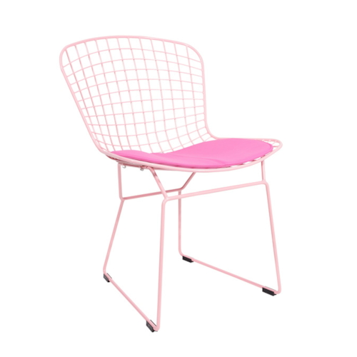 Cadeira Bertoia - Cor Rosa