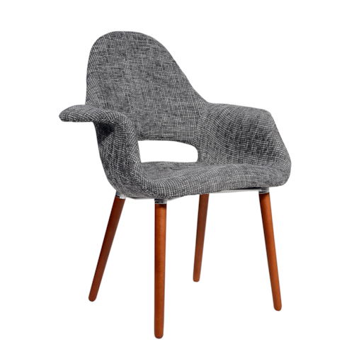 Cadeira Eames Organic - Cinza Escuro