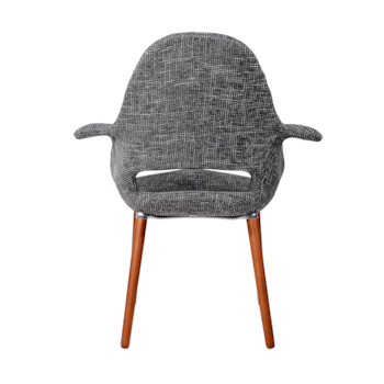 Cadeira Eames Organic - Cinza Escuro