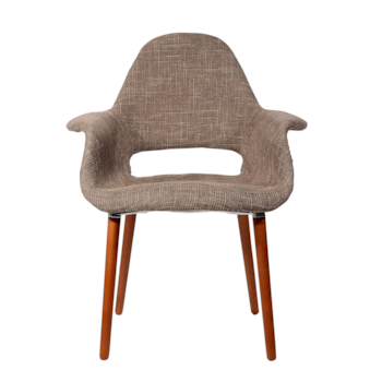 Cadeira Eames Organic - Cor Castanha