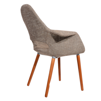 Cadeira Eames Organic - Cor Castanha
