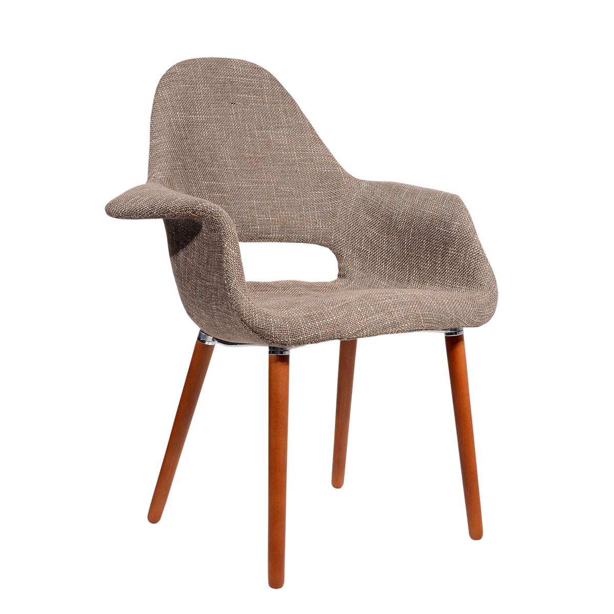 Cadeira Eames Organic - Cor Castanha