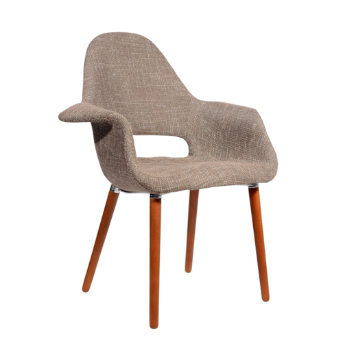 Cadeira Eames Organic - Cor Castanha