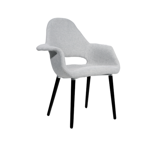 Cadeira Eames Organic - Cor Cinza