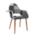 Cadeira Eames Organic - Patchwork Preto & Branco