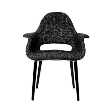 Cadeira Eames Organic - Preta