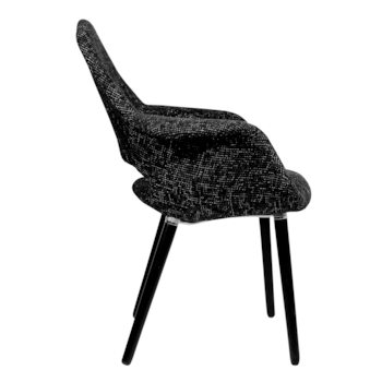 Cadeira Eames Organic - Preta