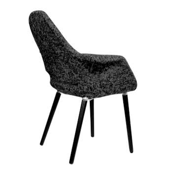 Cadeira Eames Organic - Preta