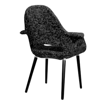 Cadeira Eames Organic - Preta