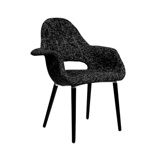 Cadeira Eames Organic - Preta