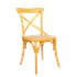 Cadeira Katrina Desgastada - Cor Amarela