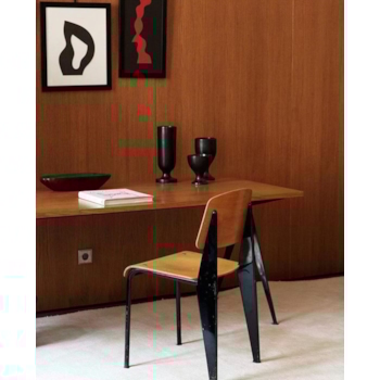 Cadeira Standard Jean Prouve - Cor Preta