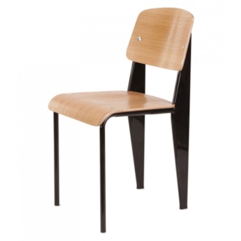 Cadeira Standard Jean Prouve - Cor Preta