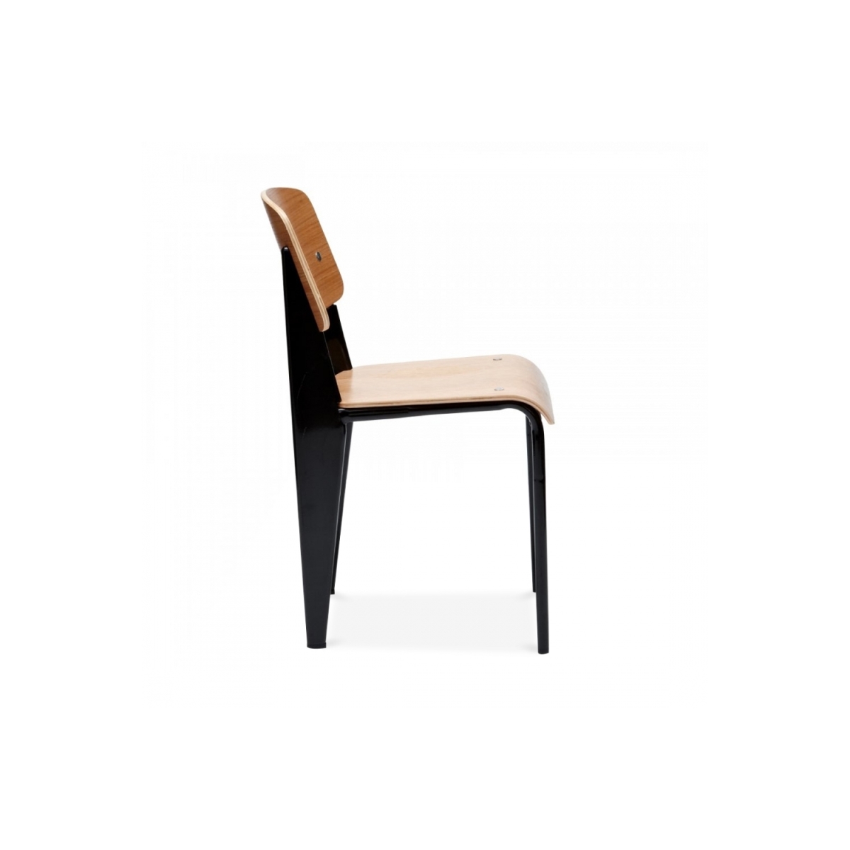 Cadeira Standard Jean Prouve - Cor Preta