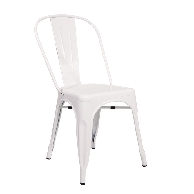 Cadeira Tolix - Cor Branca Off White - shopshop