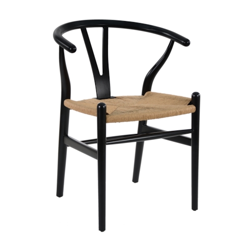 Cadeira Wishbone - Cor Preta