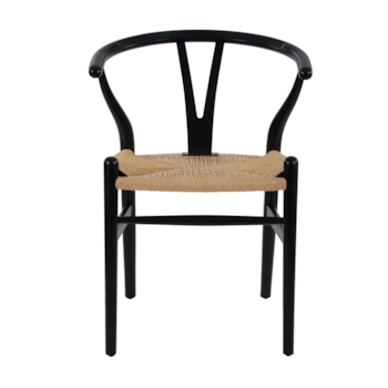 Cadeira Wishbone - Cor Preta