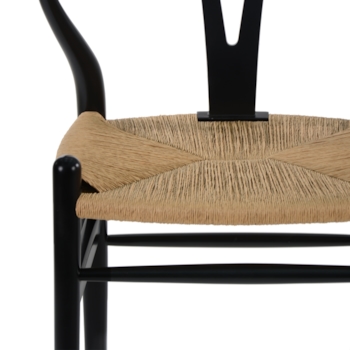 Cadeira Wishbone - Cor Preta