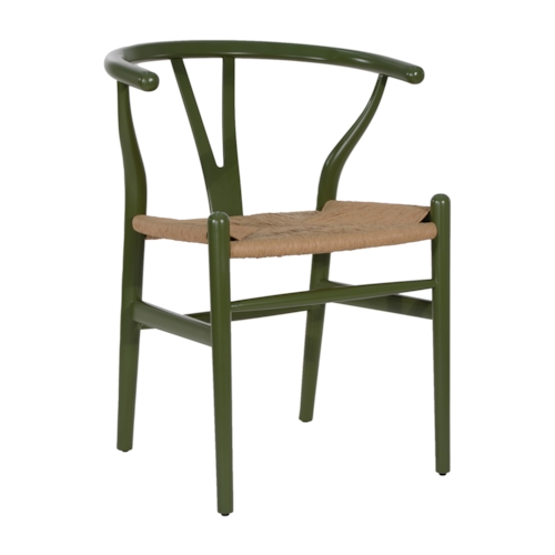 Cadeira Wishbone - Cor Verde Militar
