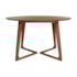 Mesa Copenhagen - Redonda 124cm - Madeira Escurecida