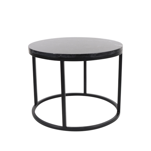 Mesa de Centro Nápoles - Mármore Nero Marquina