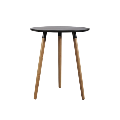 Mesa Eiffel Tripé - Tampo MDF 60cm - Cor Preta Mesa Eiffel Tripé - Tampo MDF 60cm - Cor Preta