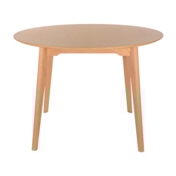 Mesa Filadélfia Madeira Natural - Tampo 107cm Madeira Natural
