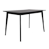 Mesa Finlândia - 120cm X 75cm - Cor Preta Ebanizada