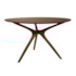 Mesa Graveto - 124cm - Madeira Escurecida