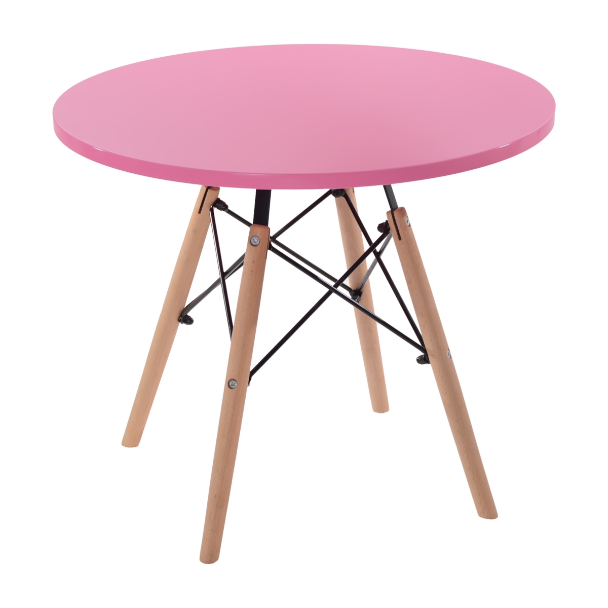 Mesa Infantil Eames Eiffel - Cor Rosa