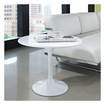 Mesa Lateral Saarinen Tulipa - Tampo Redondo 50cm
