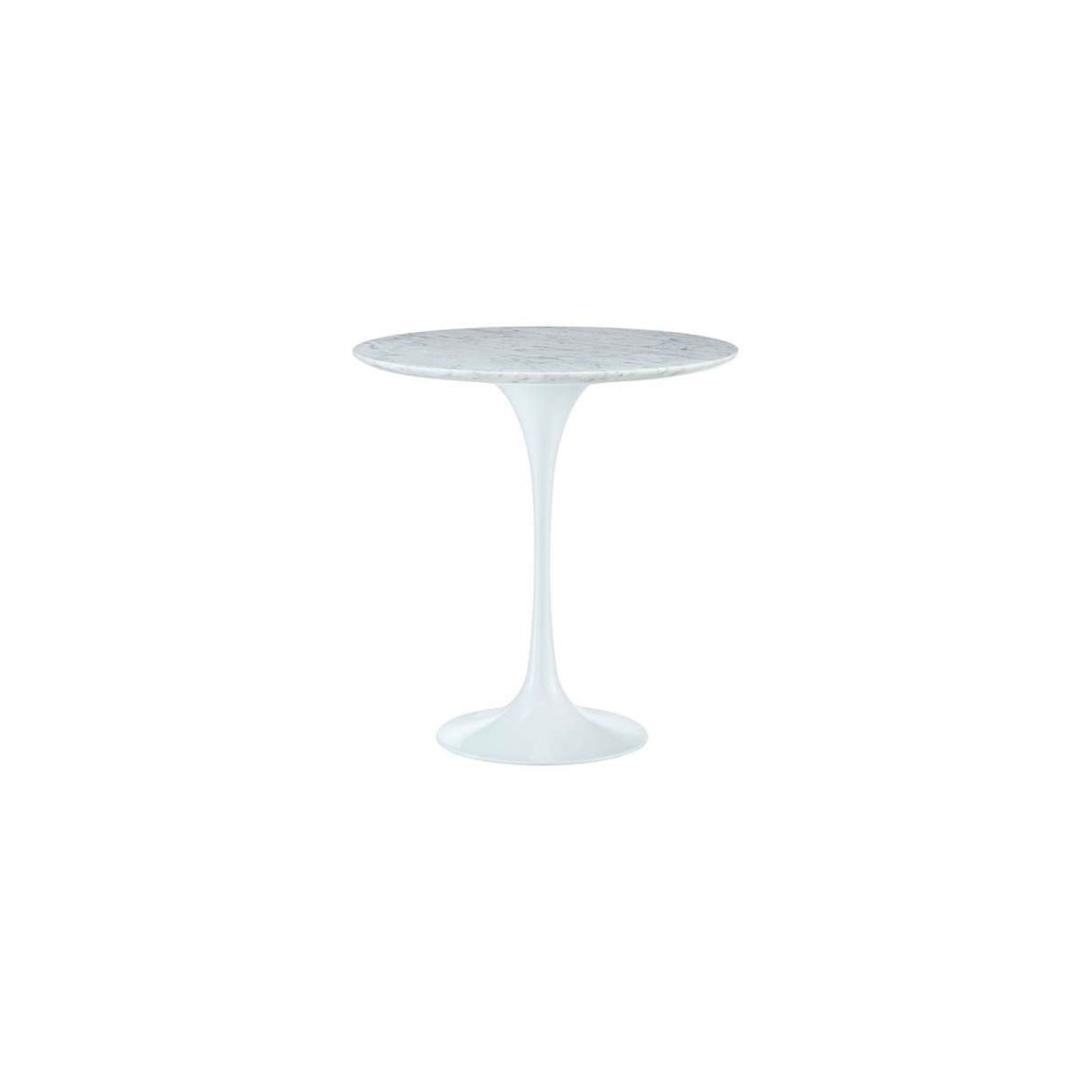 Mesa Lateral Saarinen Tulipa - Tampo Redondo 50cm