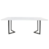Mesa Madri - Tampo Retangular 180x90cm - Cor Branca